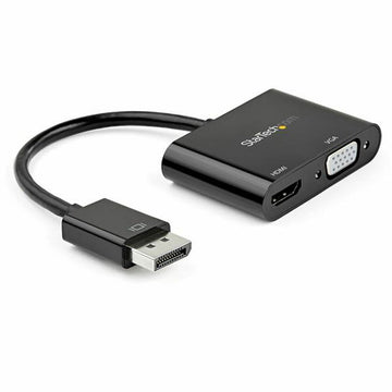 Adapter iz Display Port v HDMI/VGA Startech DP2VGAHD20 Črna 4K Ultra HD