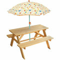 Table de pique-nique Fun House Fruity's  53 x 95 x 75 cm Parasol