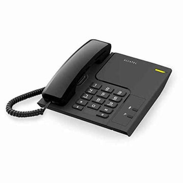 Landline Telephone Alcatel T26 CE LED Black