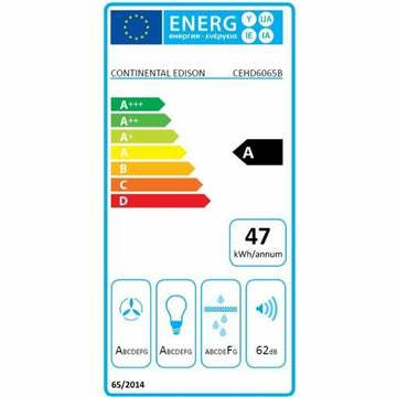 Hotte standard Continental Edison 60 cm