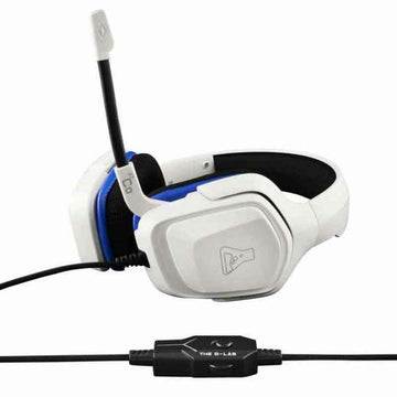 Casques avec Microphone The G-Lab KORP-COBALT-W Blanc Sans fil