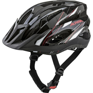 Adult's Cycling Helmet Alpina MTB17 Black Red 54-58 cm