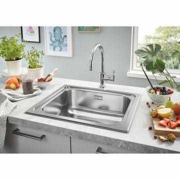 Mitigeur Grohe 31719SD0 Acier inoxydable Rectangulaire