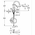 Mixer Tap Grohe Brass C-shaped