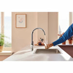 Kitchen Tap Grohe  Blue Pure StartCurve Metall C-Form