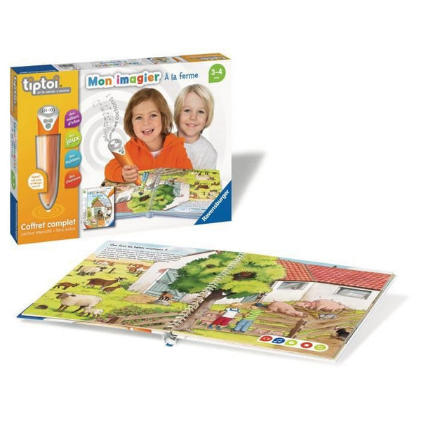 Children's interactive book Ravensburger Complete interactive reader box + Book Imagier At the farm Tiptoi (FR)