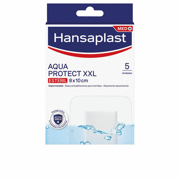 Wasserdichtes Verbandszeug Hansaplast Hp Aqua Protect XXL 5 Stück 8 x 10 cm