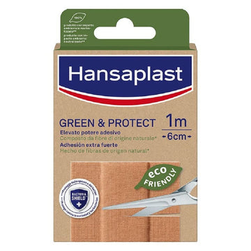 Obliži Hansaplast Green & Protect 10 x 6 cm 10 kosov