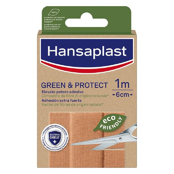 Pansements Hansaplast Green & Protect 10 x 6 cm 10 Unités