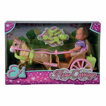 Otroška lutka Simba Evi Love Horse Carriage