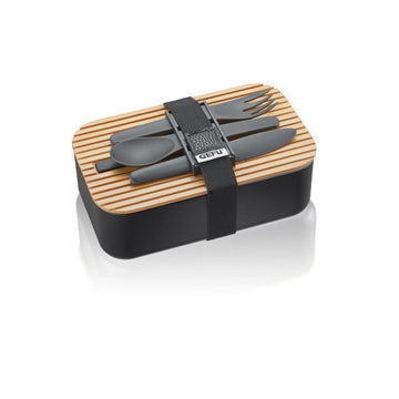 Lunchbox Gefu G-12376 Schwarz 1 L Edelstahl Kunststoff rechteckig