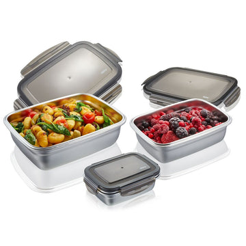 Set of lunch boxes Gefu G-89522 Stainless steel (3 Units)