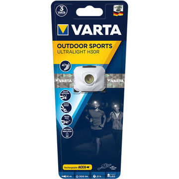 Lanterne LED pour la Tête Varta ULTRALIGHT H30R (100 Unités) (1 Unité)