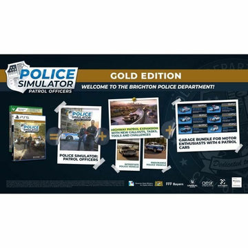 PlayStation 5 Video Game Microids Police Simulator: Patrol Officers - Gold Edition