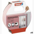 Adhesive Tape TESA Professional Sensitive Male Painter Pink 12 Units 25 mm x 50 m