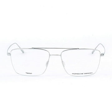 Monture de Lunettes Homme Porsche Design P8381-C-57 ø 57 mm Argenté