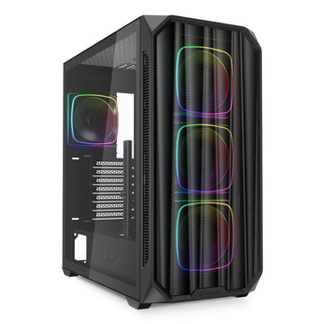 ATX Semi-tower Box Sharkoon AK5M RGB Black