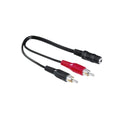 Audio konektor v 2 RCA kabel Hama 00116011