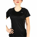 Damen Kurzarm-T-Shirt Puma  Graphic Tee Schwarz