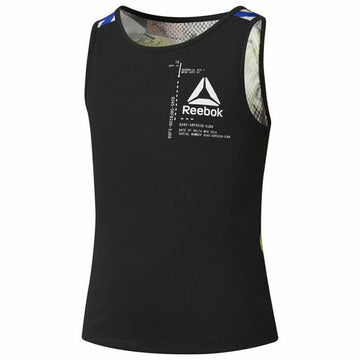 Women's Sleeveless T-shirt Reebok Tank Black