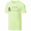 Herren Kurzarm-T-Shirt Reebok Sportswear B Wor Zitronengrün