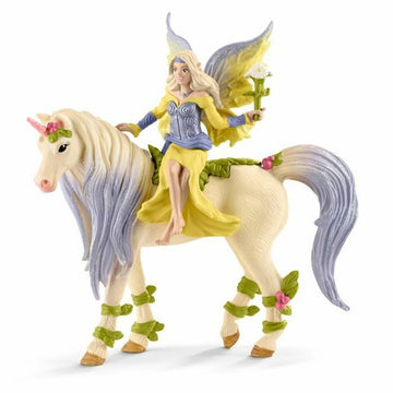 Action Figure Schleich  Fairy will be with the Flower Unicorn Modern