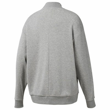 Women’s Sweatshirt without Hood Reebok Terry Crew Light grey