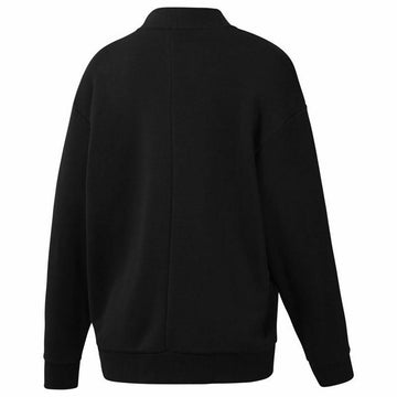 Women’s Sweatshirt without Hood Reebok Supply Crew Black