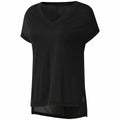 Damen Kurzarm-T-Shirt Reebok Wor Supremium Detail Schwarz