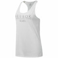 Women's Sleeveless T-shirt Reebok 1895 Race White