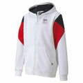 Veste de Sport pour Enfants Rebel Puma Block Full-Zip Hoodie  Blanc