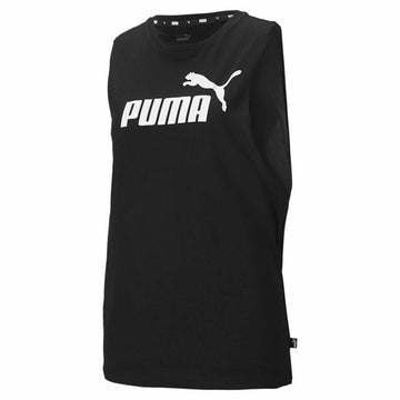 Tank Top Women Puma Essentials Cut Off Logo Tank