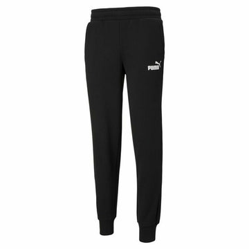 Lange Sporthose Puma Essentials Logo Schwarz Herren