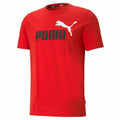 Herren Kurzarm-T-Shirt Puma Essentials+ Rot