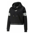 Damen Sweater mit Kapuze Puma  Power Fl Schwarz