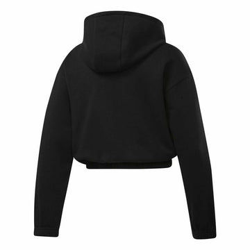 Women’s Hoodie Reebok Sportswear Cropped Black