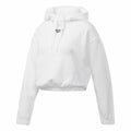 Sweat à capuche femme Reebok Sportswear Cropped Blanc