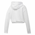 Sweat à capuche femme Reebok Sportswear Cropped Blanc