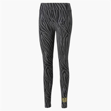 Leggings de Sport pour Femmes Puma Essentials+ Tiger Gris foncé