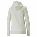 Sweat à capuche femme Puma Blanc