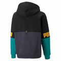 Kinder-Sweatshirt Puma grün Schwarz