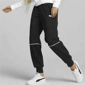 Pantalon de Survêtement pour Adultes Puma Colorblock  Noir Femme