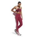 Sport leggings for Women Reebok  Pping Cotton W Dark Red