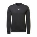 Men’s Sweatshirt without Hood Reebok RI Tape Crew Black