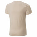 Child's Short Sleeve T-Shirt Puma Beige