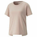 Kurzärmliges Sport T-Shirt Puma Studio Trend Rosa