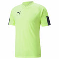 Men’s Short Sleeve T-Shirt Puma Individual Final Lime green Men