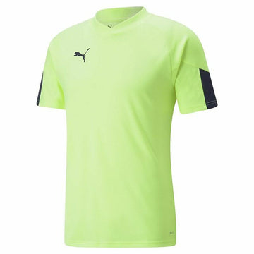 Herren Kurzarm-T-Shirt Puma Individual Final Zitronengrün Herren