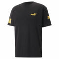 Men’s Short Sleeve T-Shirt Puma Power Summer Black Unisex