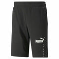 Short de Sport Puma  Essentials Block Tape Noir